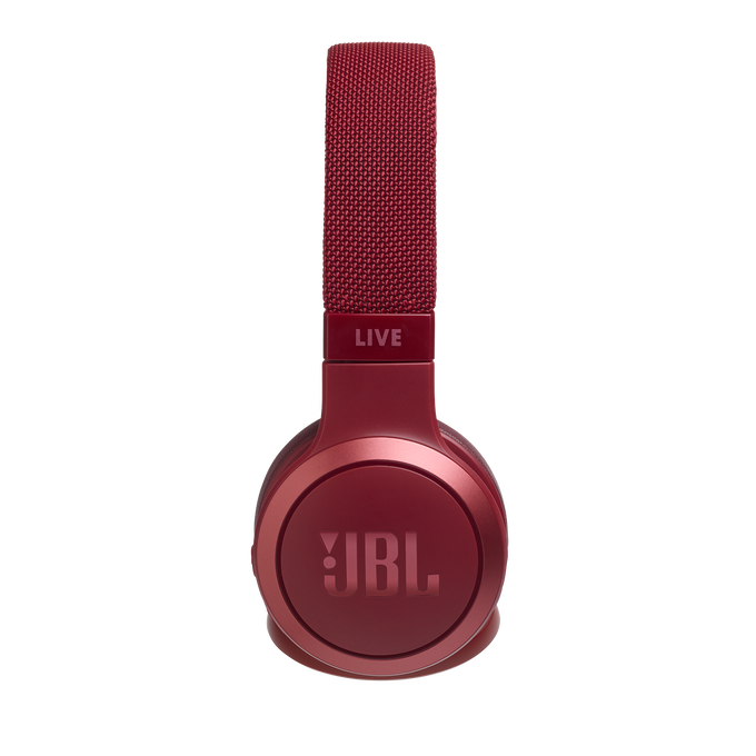 JBL LIVE 400BT - Red - Your Sound, Unplugged - Detailshot 1 image number null